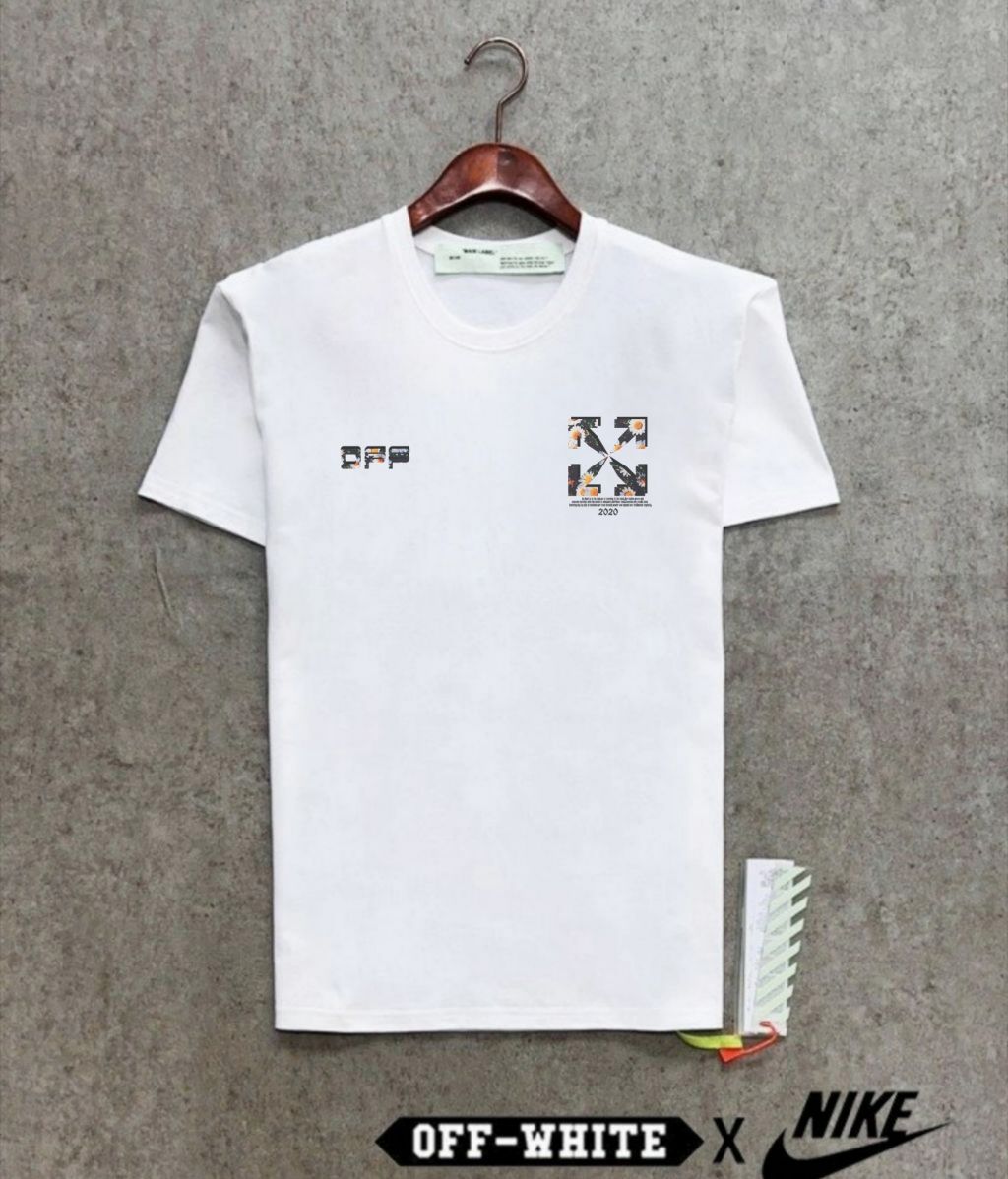 오프화이트 위키 반팔티