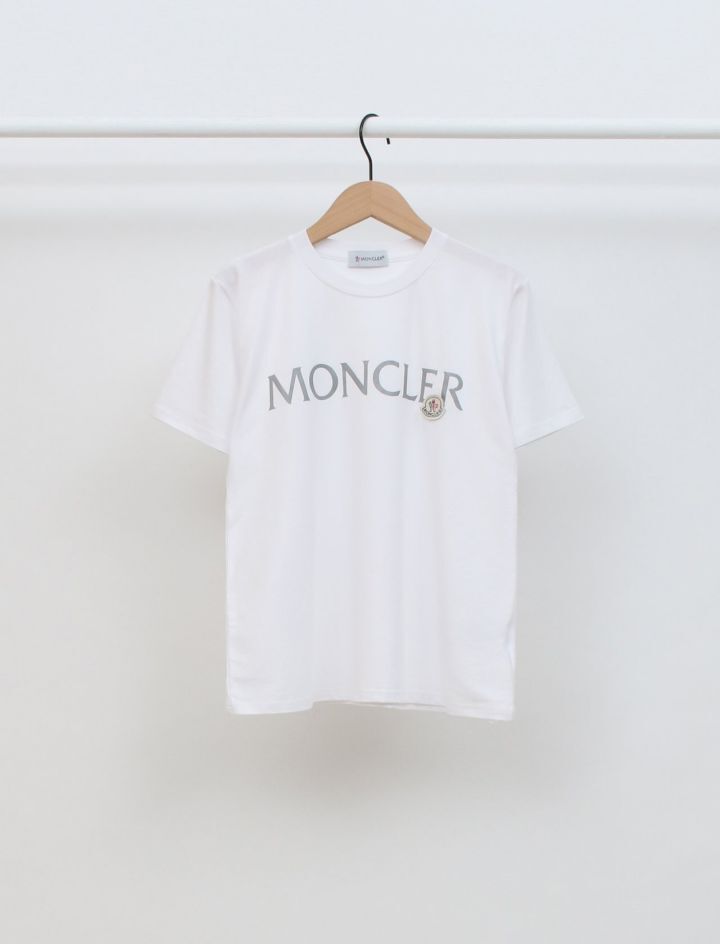 몽클레어 스카치 더블 로고 반팔티