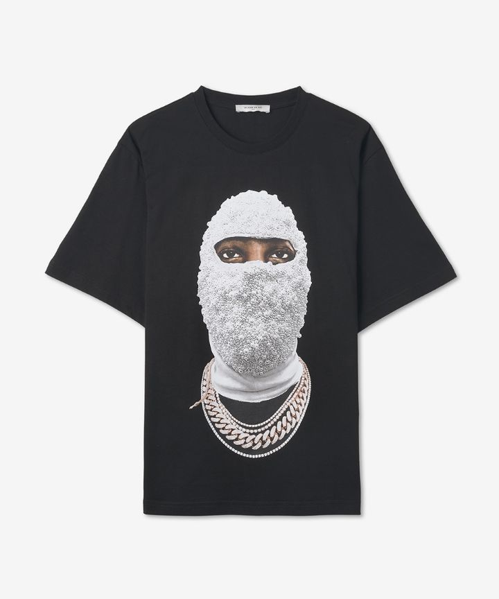 이놈어닛 마스크 페이스 프린팅 반팔티