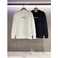 오프화이트 컬러 에로우 맨투맨