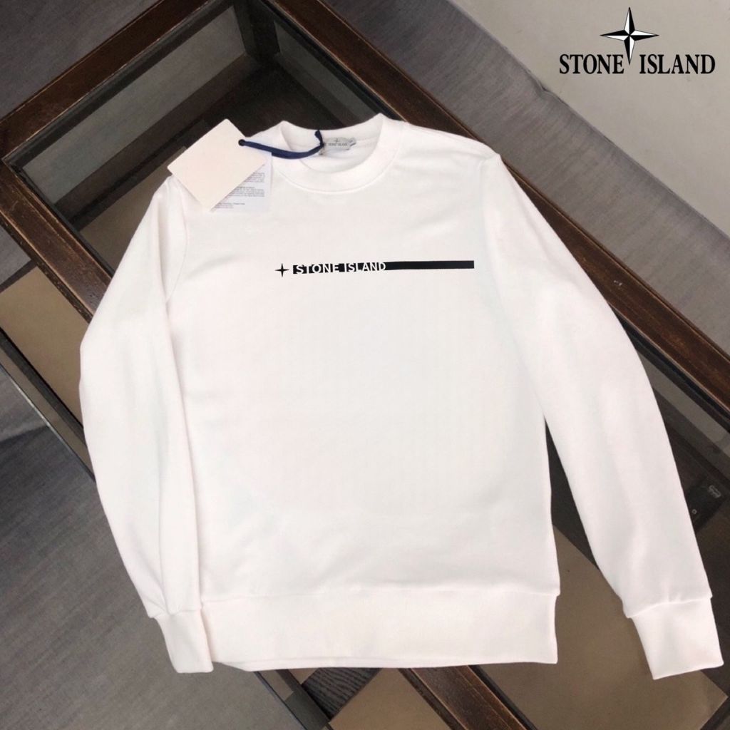 스톤아일랜드 로고 라운드 맨투맨