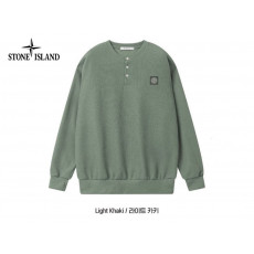 스톤아일랜드 쓰리탭 헨리넥 니트