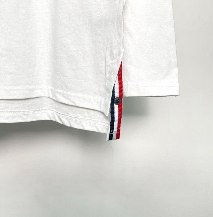 톰브라운 포켓 라운드넥 긴팔티