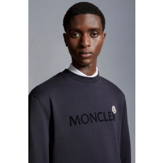 몽클레어 로고 패치 스웨트 맨투맨