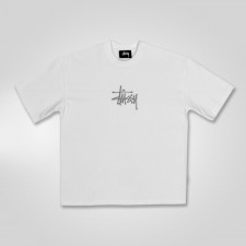 스투시 중앙 자수 반팔티