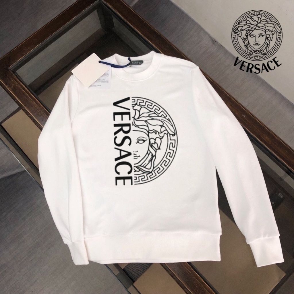 베르사체 메두사 로고 라운드 맨투맨