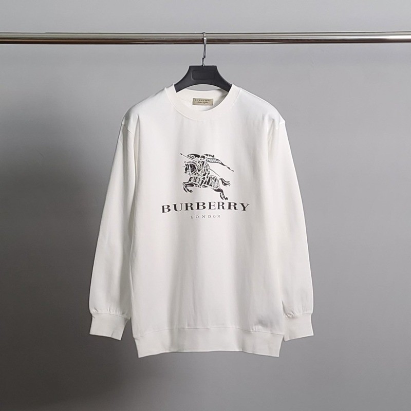 버버리 기사 레터링 맨투맨