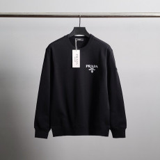 프라다 로고 프린팅 맨투맨