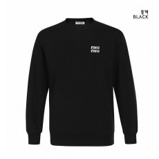 미우미우 자수 로고 맨투맨