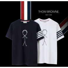 톰브라운 사람 사선 완장 반팔티