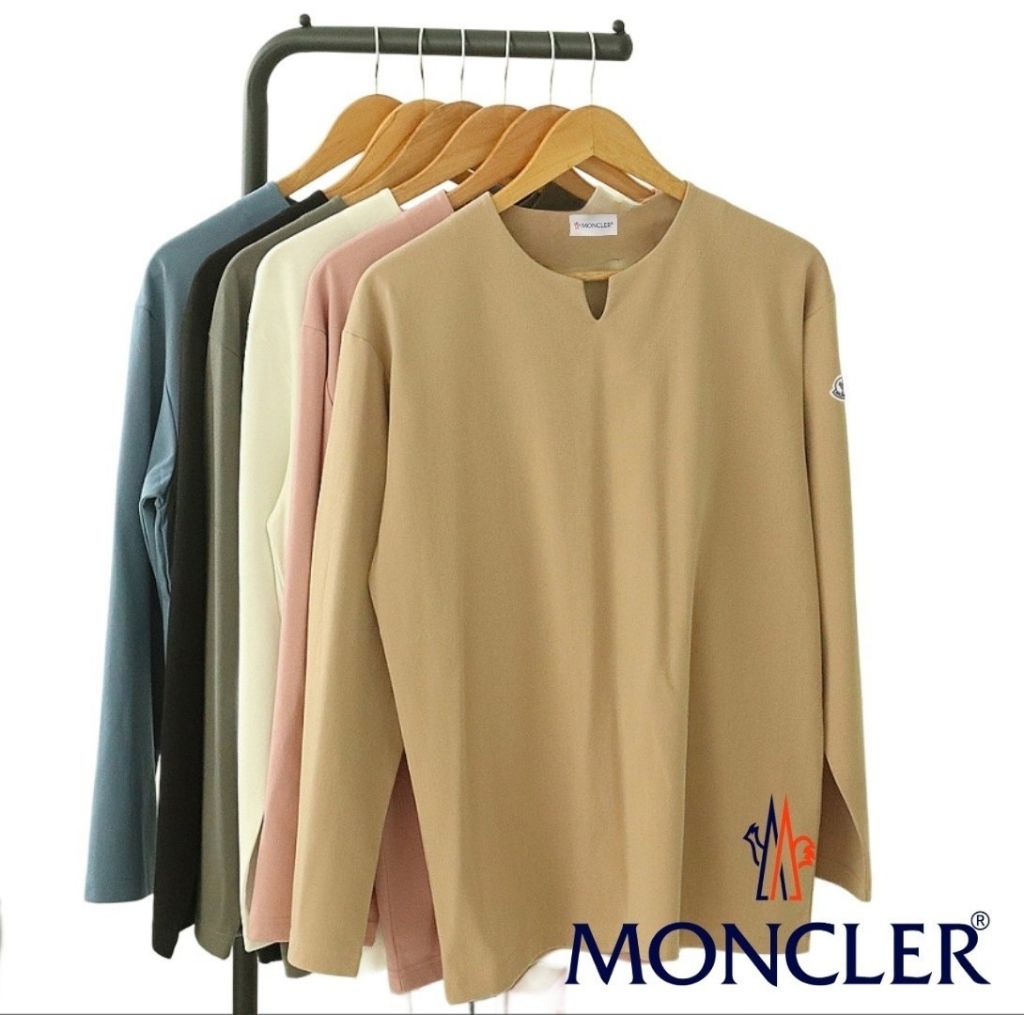 몽클레어 분또 V넥 긴팔티