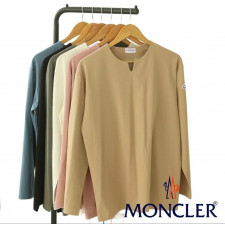 몽클레어 분또 V넥 긴팔티