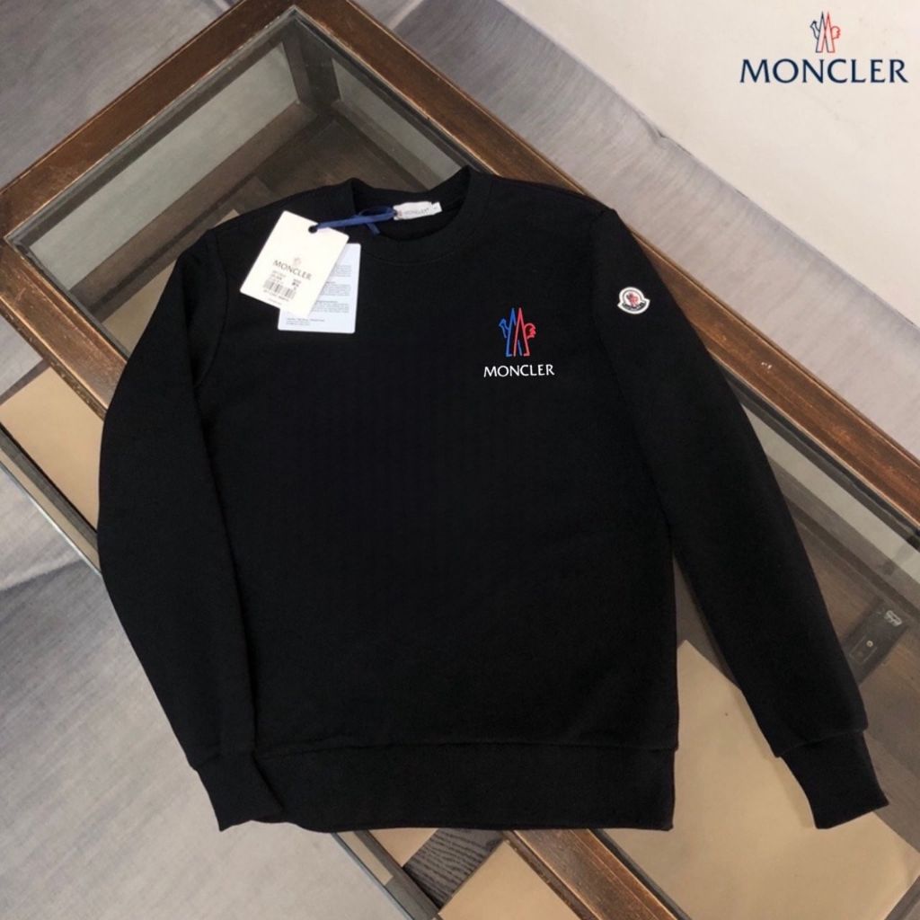 몽클레어 프린팅 라운드 맨투맨