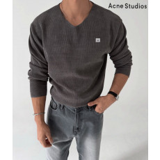 아크네 스튜디오 V 데끼 라인 니트