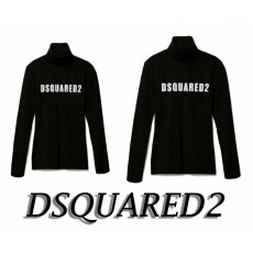 디스퀘어드2 프린팅 로고 터틀넥 니트