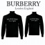 버버리 런던 필기 로고 터틀넥 니트