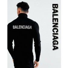 발렌시아가 백로고 터틀넥 니트