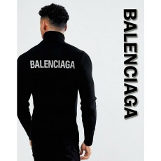 발렌시아가 백로고 터틀넥 니트