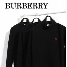 버버리 런던 자수 로고 터틀넥 니트