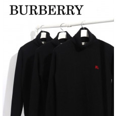 버버리 런던 자수 로고 터틀넥 니트