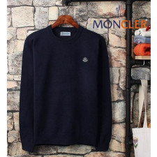 몽클레어 블랙 오뚜기 시그니처 라운드 니트