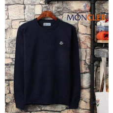 몽클레어 블랙 오뚜기 시그니처 라운드 니트