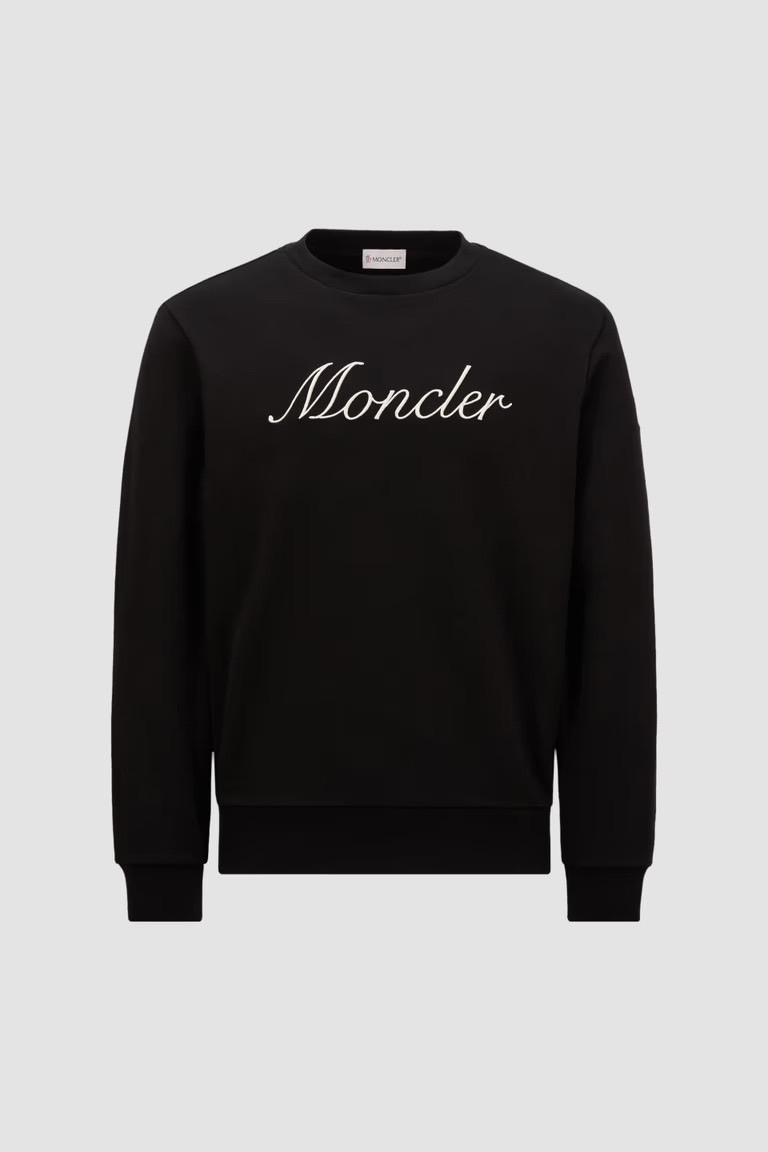 몽클레어 레터링 로고 맨투맨