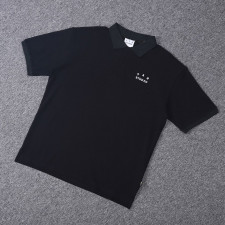 아이앱 스튜디오 가슴 자수 PK 반팔 카라티