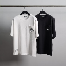 크롬하츠 실버 말굽 오버핏 반팔티