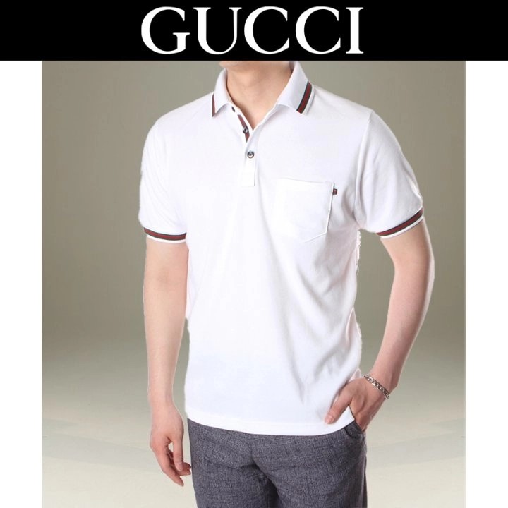 구찌 포켓 반팔 카라티