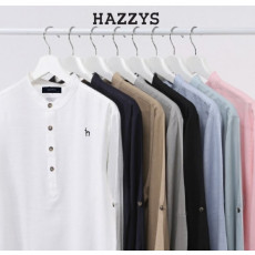 헤지스 버튼 다운 린넨 차이나 셔츠