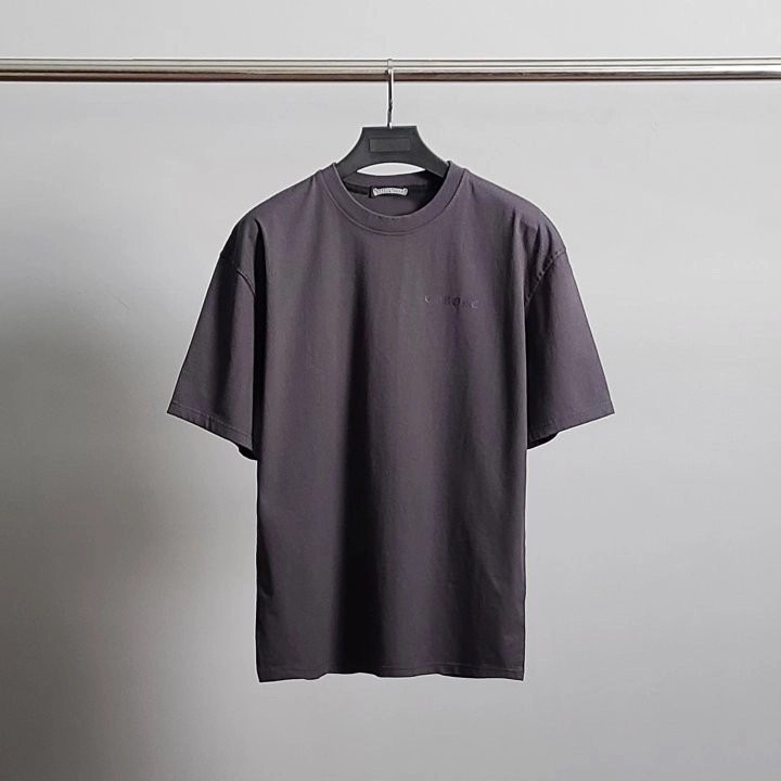 크롬하츠 실버 십자 오버핏 반팔티