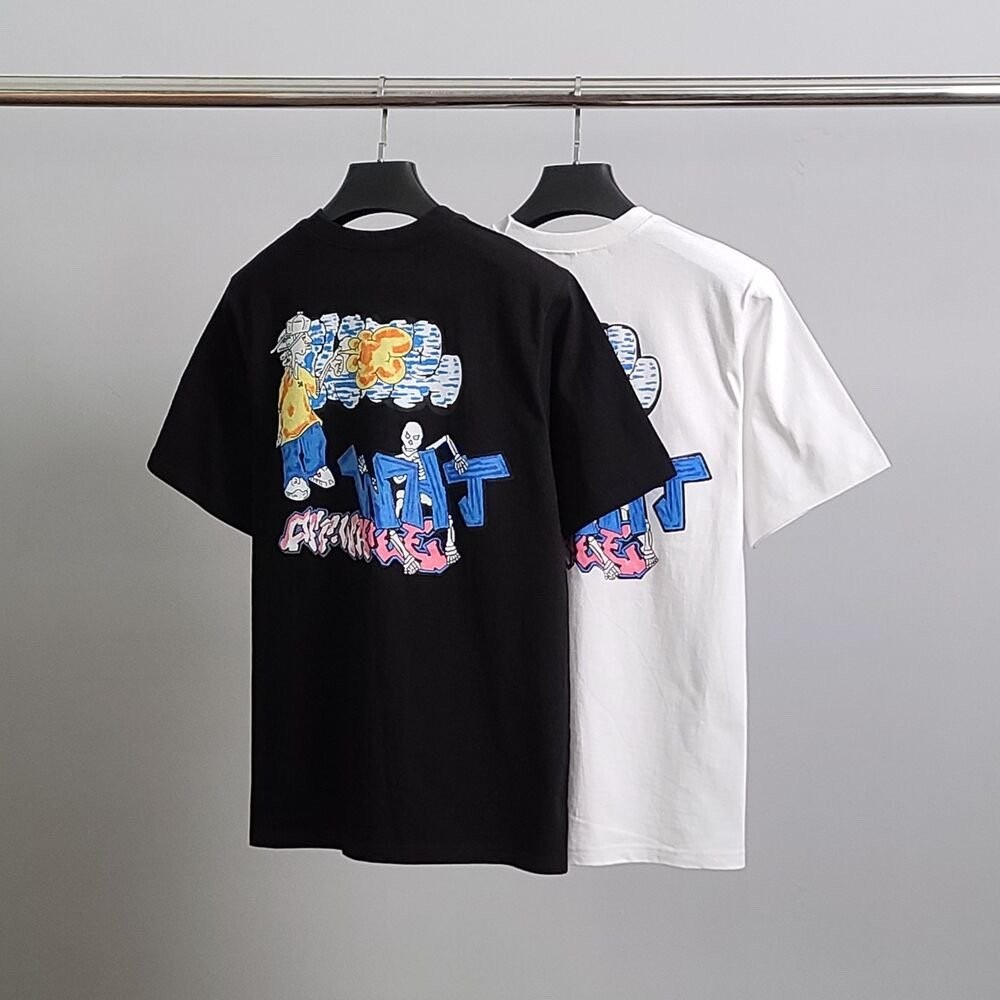 오프화이트 파이브맨 하프 반팔티