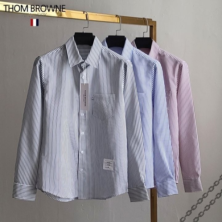 톰브라운 클래식 스트라이프 셔츠