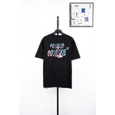 오프화이트 수채화 로고 반팔티