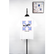 오프화이트 바시티 애로우 반팔티