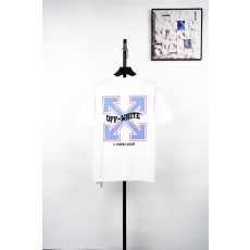 오프화이트 바시티 애로우 반팔티