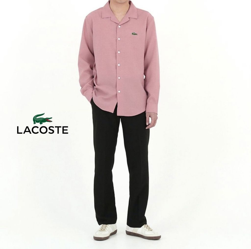 라코스테 린넨 오픈 셔츠