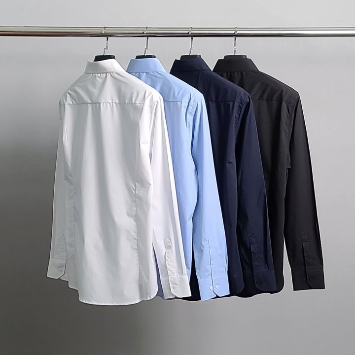 톰브라운 포켓 삼선 베이직 셔츠