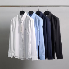 톰브라운 포켓 삼선 베이직 셔츠