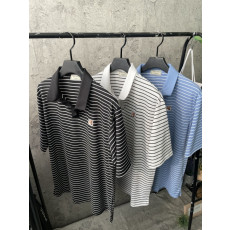 메종키츠네 아이스 단가라 반팔 오픈 카라티