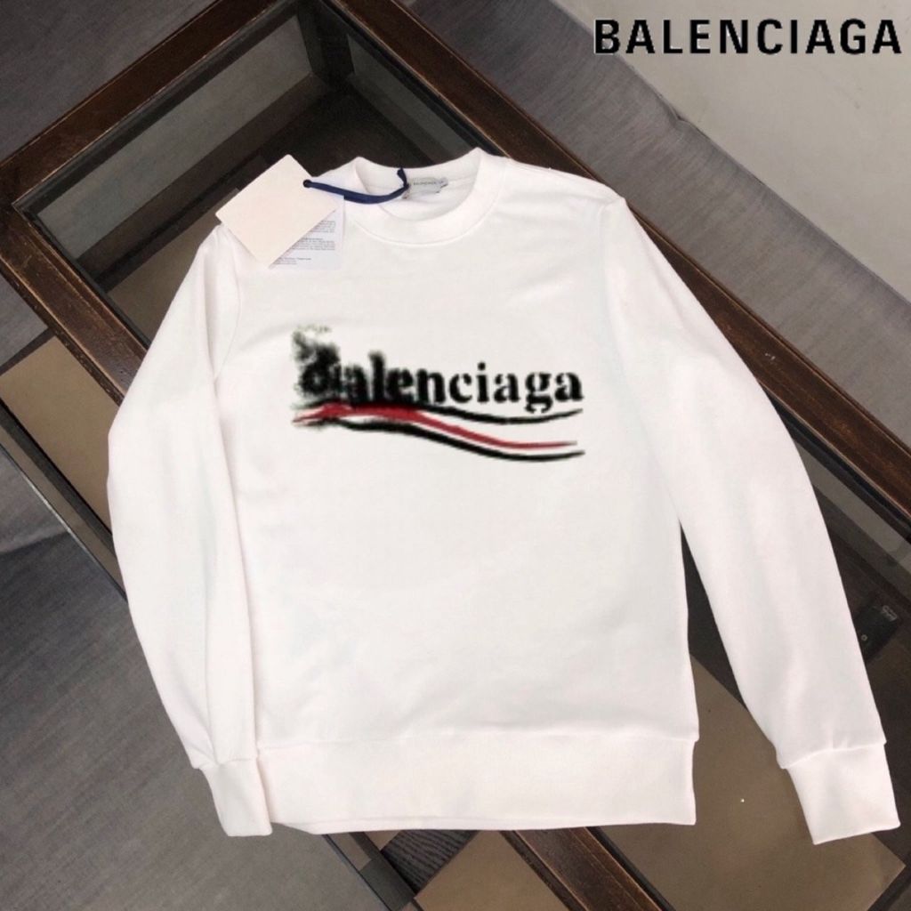 발렌시아가 폴리티컬 웨이브로고 맨투맨