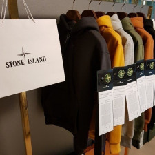 스톤아일랜드 기모 후드티