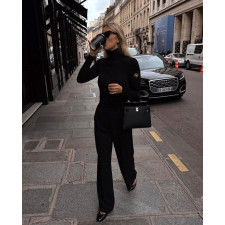 스톤아일랜드 와펜 소프트 폴라 니트