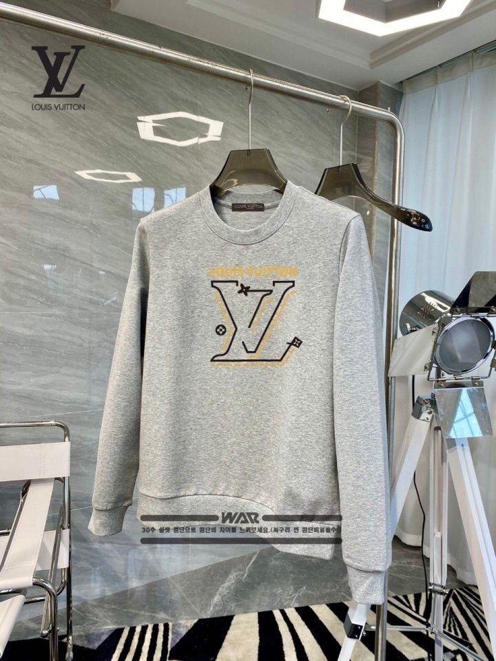 루이비통 점선 시그니쳐 패턴 로고 맨투맨