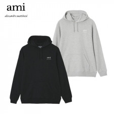 아미 베이직 로고 후드티