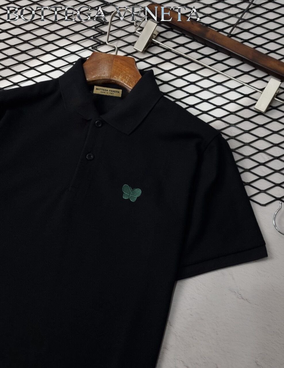 보테가베네타 그린 나비 PK 반팔 카라티