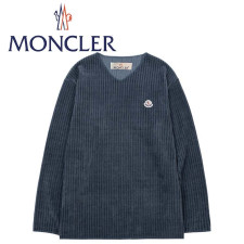 몽클레어 골지 V넥 데끼 썸머 니트