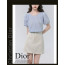디올 여성 5080 면 반팔 블라우스
