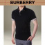 버버리 히든 체크 반팔 카라티